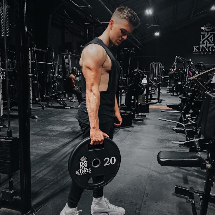 Modern gym equipment in a refined fitness space